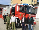 Am Samstagvormittag fand die offizielle Schlüsselübergabe für das neue Rüstlöschfahrzeug an die Hauptfeuerwache Bad Ischl statt