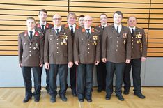 Bild: Das neue Kommando der Freiwilligen Feuerwehr Rahstorf