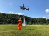 Übung Flugpolizei am Almsee - FF Scharnstein