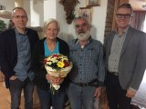 Von Bürgermeister Ing. Markus Siller und Gemeindevorstand Johann Schilcher wurden geehrt: Begicevic Rosa und Stefan (Goldene Hochzeit)