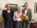 Von Bürgermeister Ing. Markus Siller und Gemeindevorstand Johann Schilcher wurden geehrt: 
· 90er - Neuhuber Josef