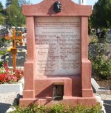 Der restaurierte Gedenkstein auf dem Stadtfriedhof von Gmunden. 
Foto: Stadtgemeinde, 
