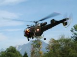 Hubschrauber des Österreichischen Bundesheeres (Alouette III) - Foto Kurt Schmidsberger