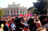 1. Mai in Wien: Aufmarsch & SPÖ-Feier am Wiener Rathausplatz 2019 - Fotos Kurt Schmidsberger 
