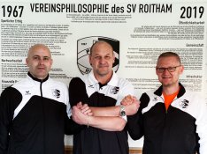 Foto: Trainer-Trio (vlnr. Daniel Katzinger, Mario Rak, Robert Gondosch)