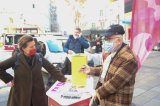 Straßenaktion der SPOE--Frauen zum Equal Pay Day in Wien