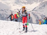 Bestes Weltcupergebnis mit Platz 8 für die Tirolerin Stephanie Kröll. 
Bild: Nils Lang 
