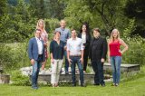 Foto (©Edwin Husic): Spitzenkandidat Mario Haas (Mitte) mit dem SPOE-Team für den Bezirk Gmunden