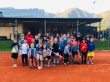 Foto (c) Privat: Die Jugendlichen der Tennis-SPG Bad Ischl freuten sich über die tolle Saison.