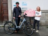 Felix Wohlgemuth gewann im Radl-Lotto ein nagelneues Bike. 
Credit: Klimabündnis OOE