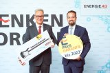 Klaus Dorninger und Michael Baminger, die Geschäftsführer des Energie AG Vertriebs. 
© Energie AG