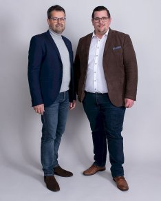 ÖGB-Regionalvorsitzender Werner Leitner (links) und ÖGB-Regionalsekretär Dominik Gessert (rechts) - fotocredits „ÖGB-Gmunden“